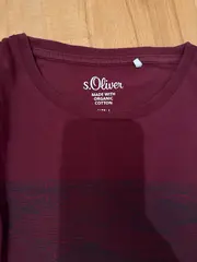 Vorschaubild 4 von Herren T-Shirt Gr. L Rot Logo Print Freizeit Baumwolle