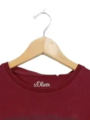 Vorschaubild 3 von Herren T-Shirt Gr. L Rot Logo Print Freizeit Baumwolle