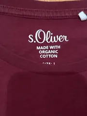 Vorschaubild 5 von Herren T-Shirt Gr. L Rot Logo Print Freizeit Baumwolle