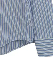 Vorschaubild 4 von Damen Hemdbluse gestreift Blau Gr. 40/L Casual