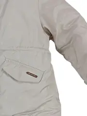 Vorschaubild 2 von Kinder Winterjacke Parka Mädchen Gr. 80 Beige Kapuze gefüttert Punkte