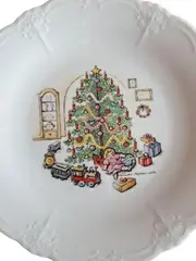 Vorschaubild 3 von Tirschenreuth Sammelteller Weihnachtsbaum Porzellan 26cm