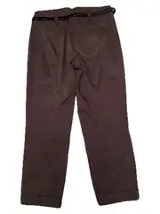 Vorschaubild 3 von TAIFUN Damen Stoffhose Gr. 38 Grau Chino mit Gürtel Klassisch