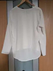 Vorschaubild 2 von Damen Bluse Langarm Gr. 42/XL Beige Elegant Viskose