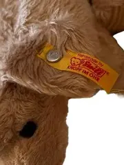 Vorschaubild 3 von Kuscheltier Hund Beige Klassisch Knopf im Ohr 8cm