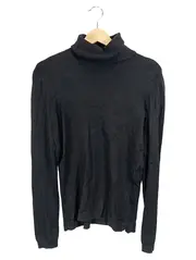 Vorschaubild 1 von Damen Rollkragenpullover Schwarz Gr. 38/M Viskose Basic