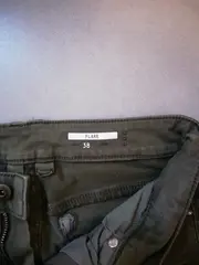 Vorschaubild 2 von edc FLARE Jeans Regular Fit Damen Oliv Baumwolle Gr. W29/38/M