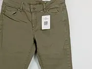 Vorschaubild 5 von edc FLARE Jeans Regular Fit Damen Oliv Baumwolle Gr. W29/38/M