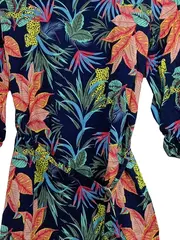 Vorschaubild 2 von Kinder Sommerkleid Gr. 170 Mehrfarbig Blumenmuster Bohemian