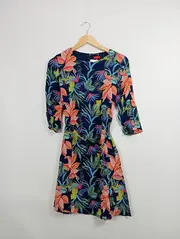 Vorschaubild 4 von Kinder Sommerkleid Gr. 170 Mehrfarbig Blumenmuster Bohemian