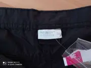 Vorschaubild 3 von INFINITI Damen Wickelrock Gr. 36/S Schwarz Baumwolle Casual mit Gürtel
