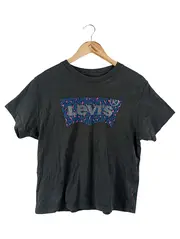 Vorschaubild 1 von LEVIS Damen T-Shirt Grau Gr. 34/XS Casual Logo-Print Glitzer