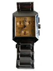 Vorschaubild 1 von Herren Armbanduhr Chronograph Modern Silber Metallarmband