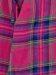 Vorschaubild 4 von Damen Hemdbluse Kariert Pink S Langarm Baumwolle