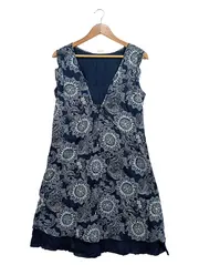 Vorschaubild 1 von Damen Sommerkleid Gr. 38 Mehrfarbig Casual Blumenmuster