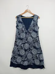 Vorschaubild 2 von Damen Sommerkleid Gr. 38 Mehrfarbig Casual Blumenmuster