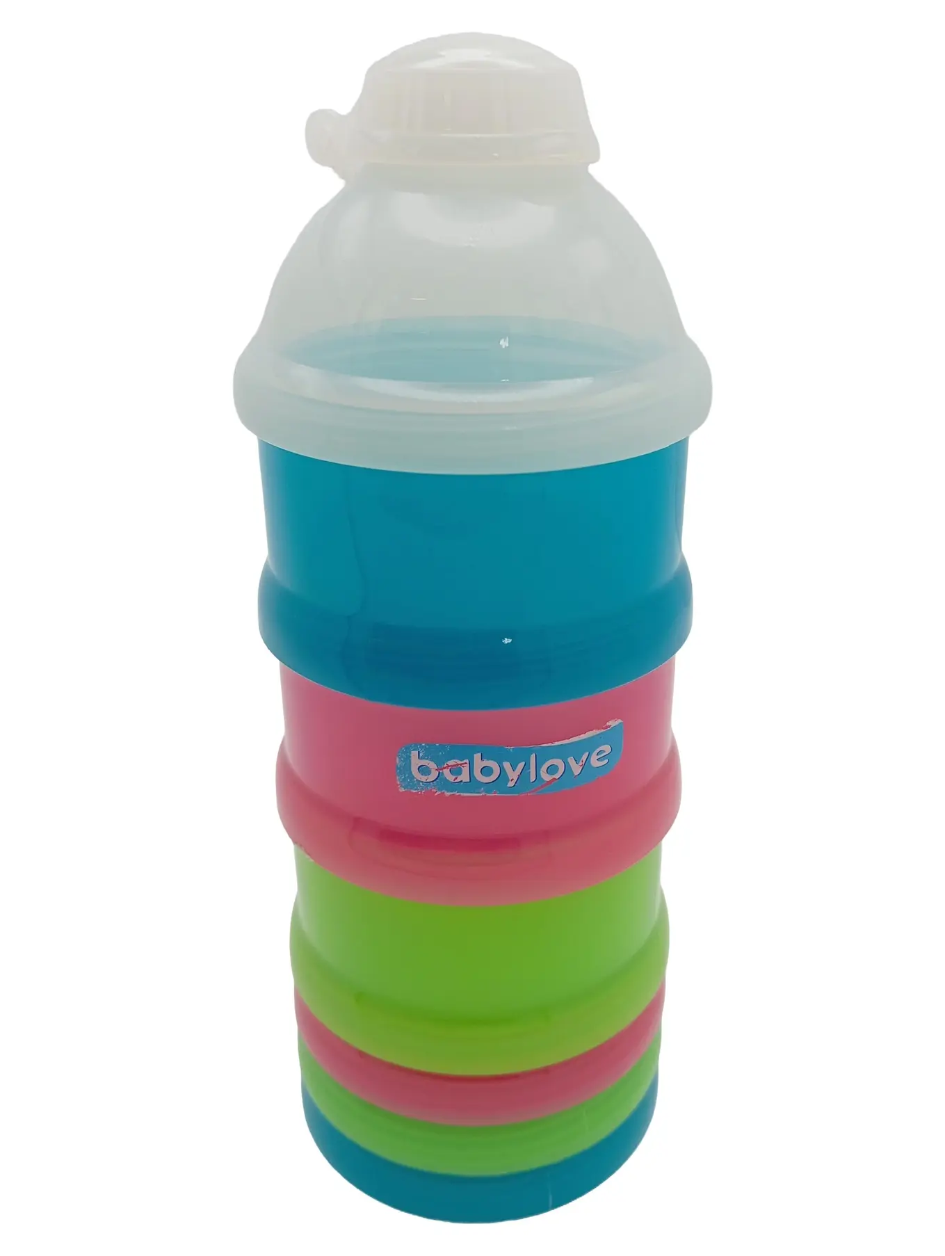 BABYLOVE Milchpulver Portionierer Vorratsbehälter Baby Nahrung Dose Mehrfarbig