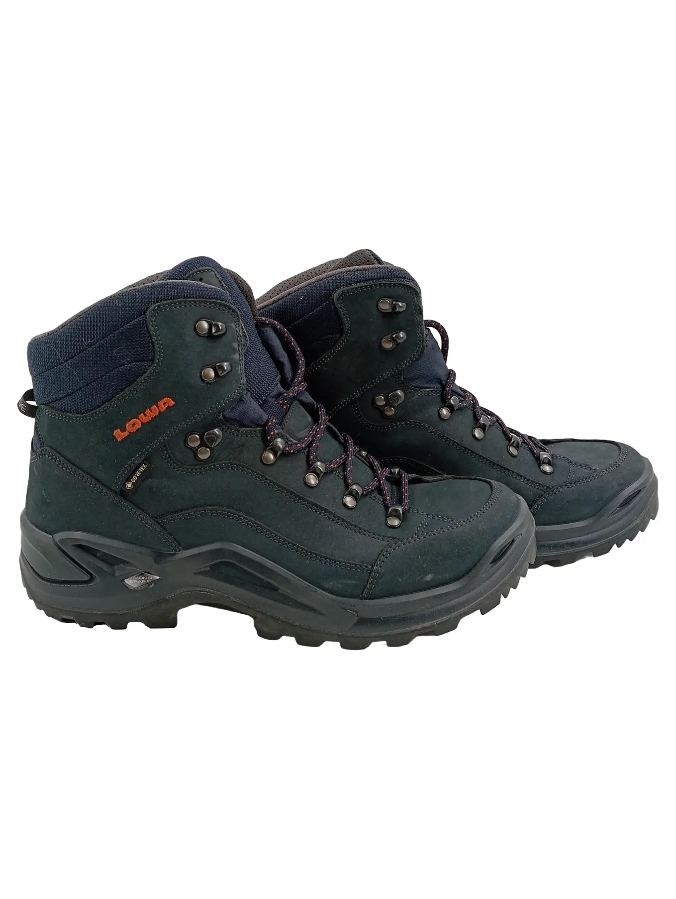 LOWA Herren Wanderschuhe Gr. 44 Blau Outdoor Trekking Schuhe Gore-Tex