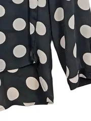 Vorschaubild 5 von Damen Bluse Schwarz Punkte Gr. 36;S Polyester Modern
