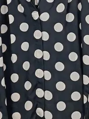 Vorschaubild 4 von Damen Bluse Schwarz Punkte Gr. 36;S Polyester Modern