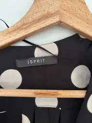 Vorschaubild 6 von Damen Bluse Schwarz Punkte Gr. 36;S Polyester Modern