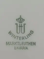 Vorschaubild 2 von Servierschüssel Porzellan Weiß Goldrand Elegant Klassisch 2er Set