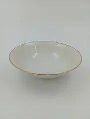 Vorschaubild 3 von Servierschüssel Porzellan Weiß Goldrand Elegant Klassisch 2er Set