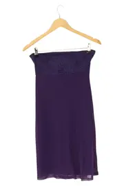 Vorschaubild 2 von Cocktailkleid Damen 38/M Lila Bandeau Pailletten Elegant Festlich