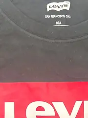 Vorschaubild 4 von Langarmshirt Kinder Gr. 176 Schwarz Logo Print Freizeit Casual