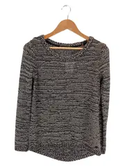 Vorschaubild 1 von edc Damen Pullover Gr. 34/XS Strickpullover Meliert Langarm Casual