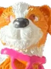 Vorschaubild 4 von Hund Figur Dekofigur Kunststoff Weiß Orange Rosa 3,5 cm