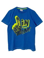 Vorschaubild 1 von Kinder T-Shirt #1 In The Game Blau Gr. 158/164 Baumwolle