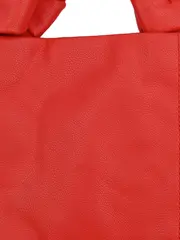 Vorschaubild 3 von Damen Henkeltasche Rot Modern Leder Knotenhenkel Handtasche