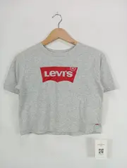 Vorschaubild 2 von Kinder T-Shirt Logo Grau Gr. 140 Casual Kurzarm