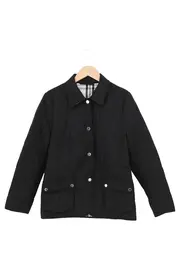 Vorschaubild 1 von Damen Steppjacke Gr. 38 Schwarz Casual Elegant Übergangsjacke