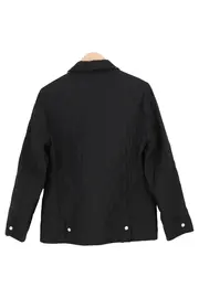 Vorschaubild 2 von Damen Steppjacke Gr. 38 Schwarz Casual Elegant Übergangsjacke