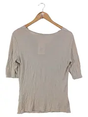 Vorschaubild 2 von Damen T-Shirt Beige Einheitsgröße Casual Halbarm