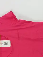 Vorschaubild 3 von Damen T-Shirt Basic Pink Gr. M Baumwolle Kurzarm