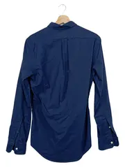 Vorschaubild 2 von Herren Freizeithemd Gr. 48/M Blau Casual Langarm