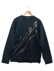 Vorschaubild 1 von Damen Sweatshirt Schwarz Pailletten Gr. 40/L Elegant Streetwear