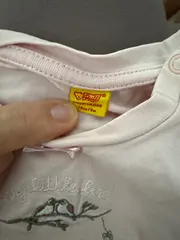 Vorschaubild 3 von Baby Body Mädchen Gr. 74 Rosa mit Bär Stickerei