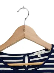 Vorschaubild 5 von Damen T-Shirt Gestreift Gr. 36/S Viskose Casual