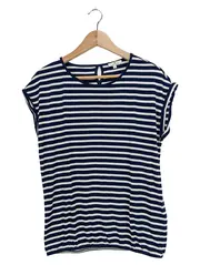 Vorschaubild 1 von Damen T-Shirt Gestreift Gr. 36/S Viskose Casual