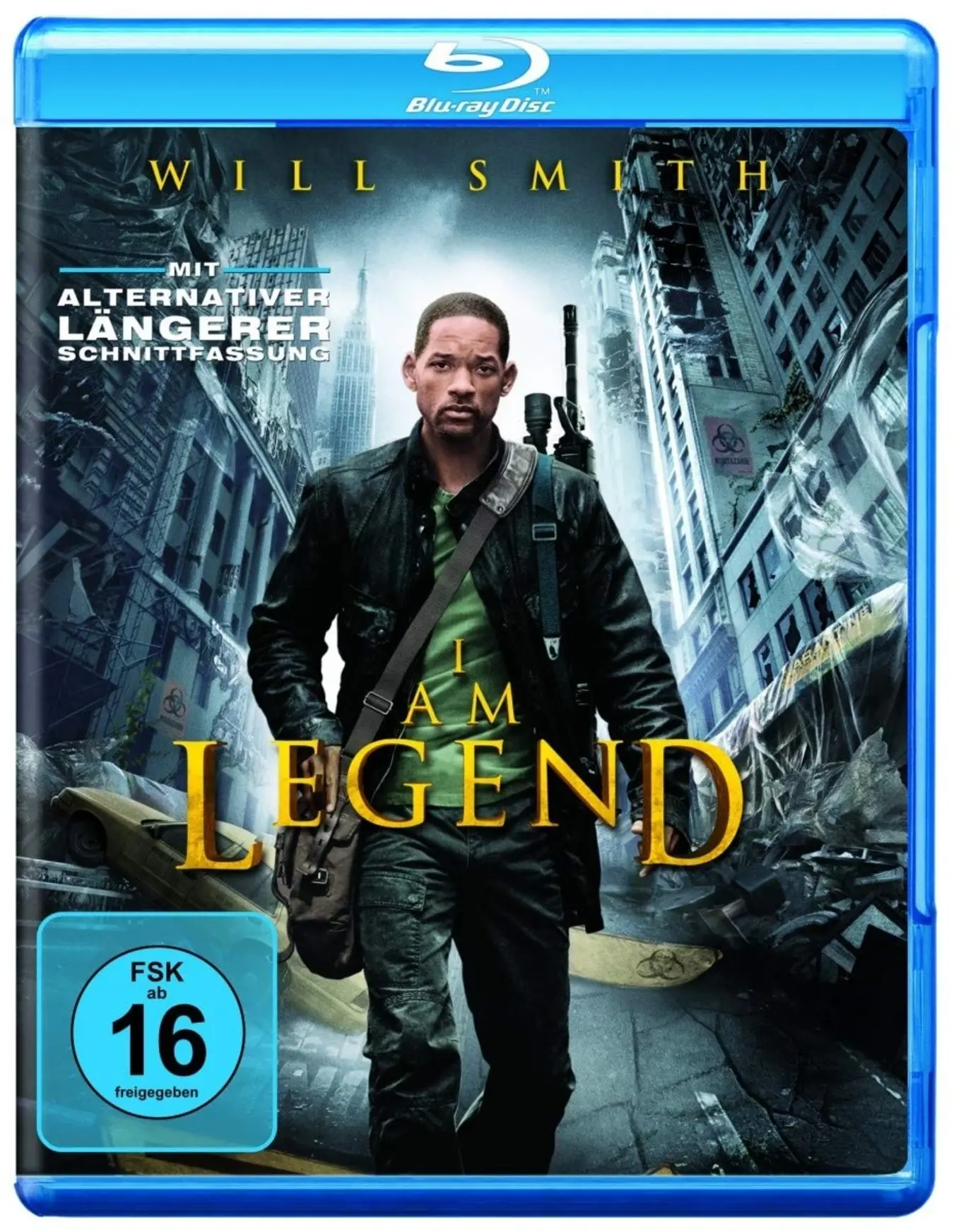 I Am Legend Blu-Ray Will Smith Science-Fiction Film Deutsch Englisch FSK16