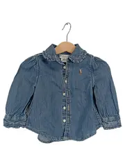 Vorschaubild 1 von Jeansjacke Mädchen Gr. 74 (9 Monate) Blau