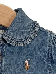Vorschaubild 2 von Jeansjacke Mädchen Gr. 74 (9 Monate) Blau