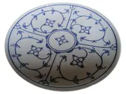 Vorschaubild 1 von Dekoschale Indisch Blau Porzellan Mehrfarbig 19 cm