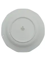 Vorschaubild 2 von Kuchenteller Weiß Rotes Blumenmuster Porzellan 19 cm Klassisch