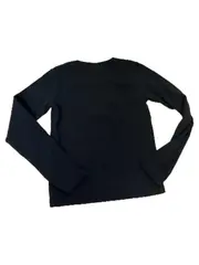 Vorschaubild 2 von Mädchen Langarmshirt Gr. 164 Schwarz Stern Strass Glitzer