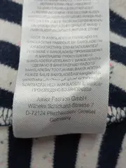 Vorschaubild 5 von Kinder Langarmshirt Gr. 140 Blau Gestreift Basic Casual